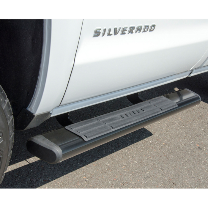ARIES 6" x 53" Black Aluminum Oval Step Nerf Bars Model 4445017