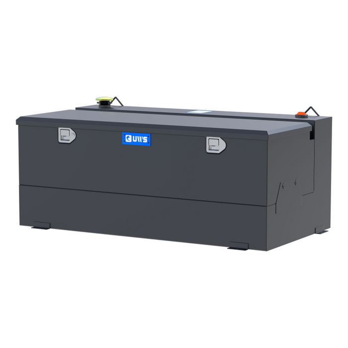 UWS Matte Black 100-Gallon Steel-Aluminum Combo Transfer Tank Model ST-100-COMBO-MB