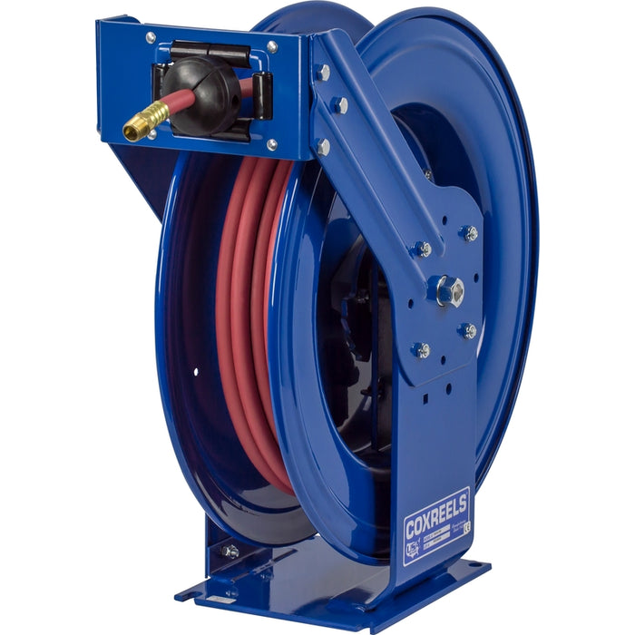 Coxreels T Series Supreme Duty Spring Driven Hose Reel 1/4 in. x 50 ft. - Hose Included 5000 PSI Model THP-N-150