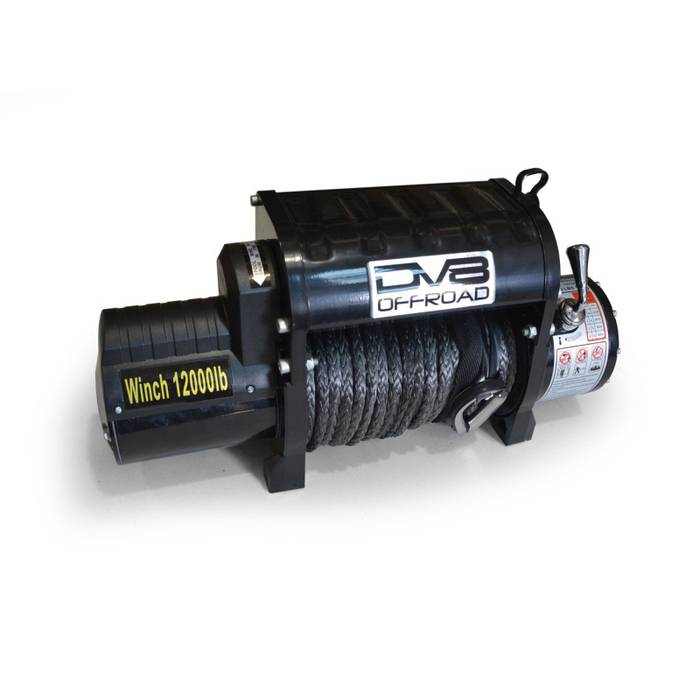 DV8 Offroad 12,000 lbs. Winch With Synthetic Rope Model WB12SR