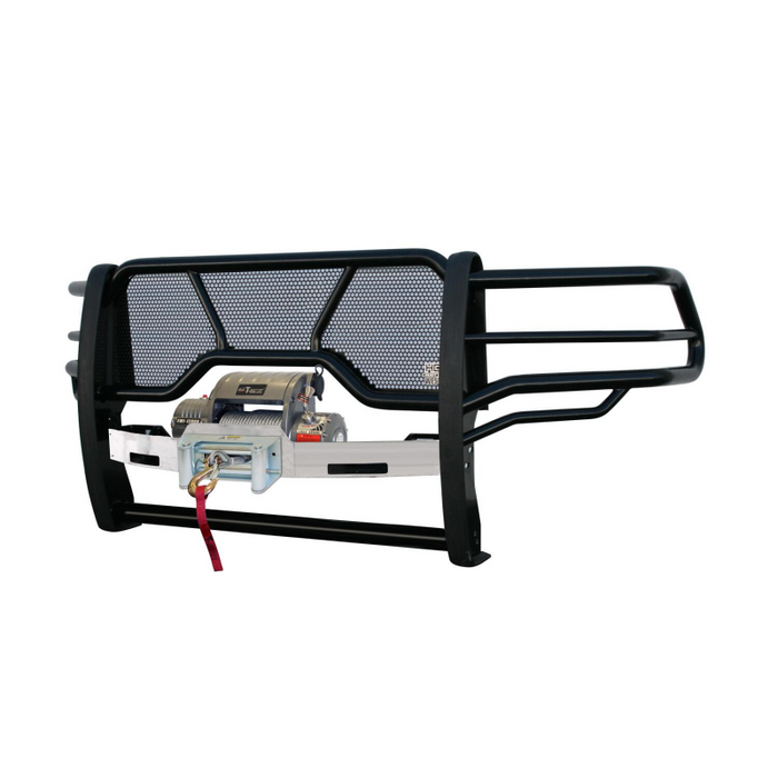 Westin HDX 1-Piece Winch Mount Grille Guard Black Steel Model 57-93555