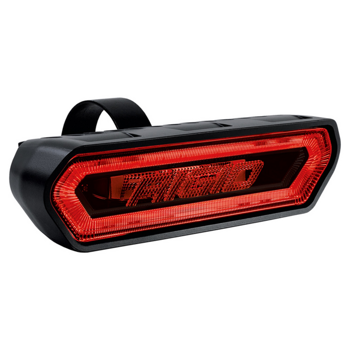 Rigid Industries Chase, Rear Facing 5 Mode LED Light, Red Halo, Black Housing Model 90133