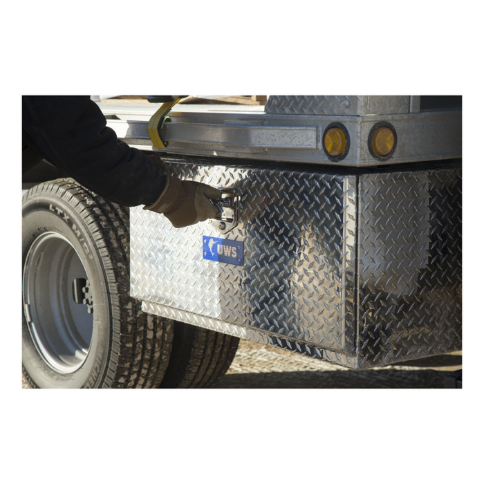 UWS Bright Aluminum 36" Single-Door Underbody Tool Box Model TBUB-36