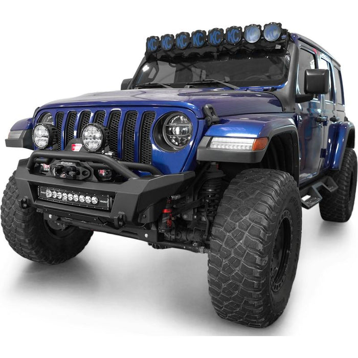 Addictive Desert Designs Jeep JL/JT Phantom Winch Stubby Front Bumper Model F980393070103