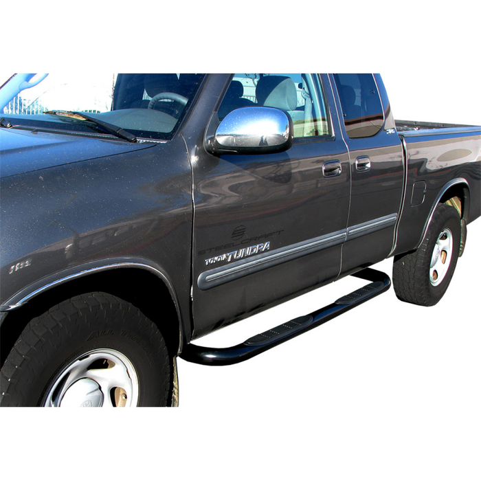 Steelcraft 3in. Round Black Step Nerf Bars Model 230940