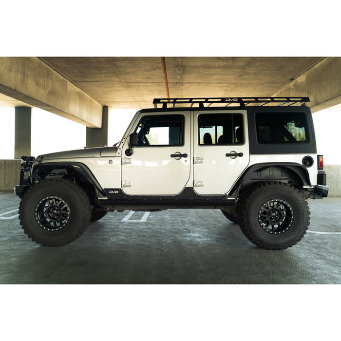 DV8 Offroad 2007-2018 Jeep Wrangler JK JKU Slim Fender Flares Model FDJK-07