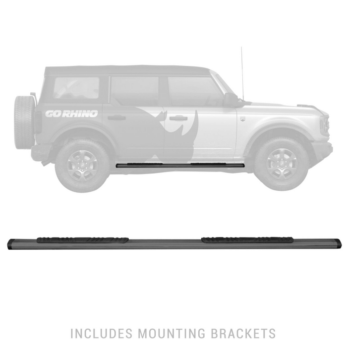 Go Rhino 5" OE Xtreme Low Profile Step Nerf Bars with Mounting Bracket Kit Model 685412971T