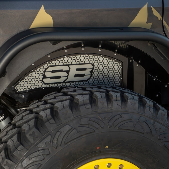 Smittybilt Front and Rear Inner Fender Liner Kit Model 77984-4DKIT