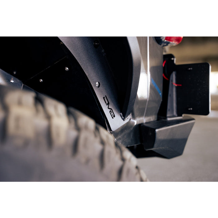 DV8 Offroad 2018-2025 Jeep Wrangler JL JLU Slim Fender Flares Model FDJL-07