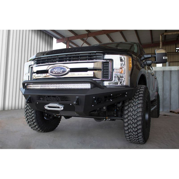 Addictive Desert Designs 17 - 19 Ford Super Duty HoneyBadger Front Bumper Model F167382840103