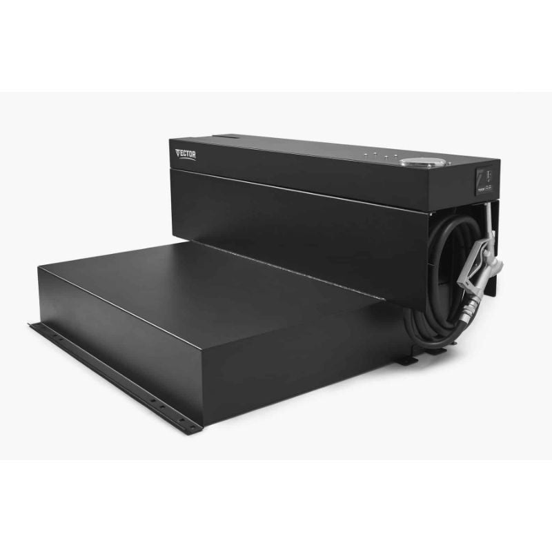 Vector 93 Gallon LT-Shaped Transfer Tank Black Steel Model 6983-BLK ...