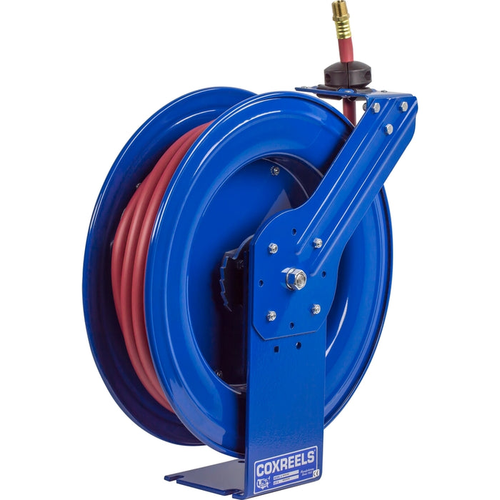 Coxreels SH Series Heavy Duty Spring Driven Hose Reel 3/4 in. x 50 ft. - Hose Included 300 PSI Model SH-N-550