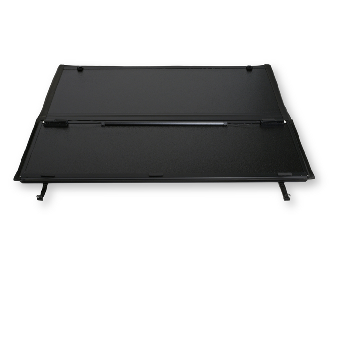 TrailFX Hard Bi-Fold Tonneau Cover Low Profile Black Plastic Model TFX1534