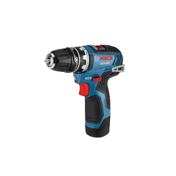 Bosch 12V Max Drill Driver With 5-In-1 Brushless Flexiclick System With (2) 2.0 Ah Batteries Model GSR12V-300FCB22