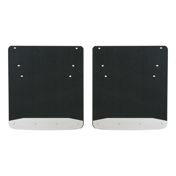 Luverne Rear Dually 20" x 23" Textured Rubber Mud Guards, Select Ram 3500 (2 Flaps) Model 251034