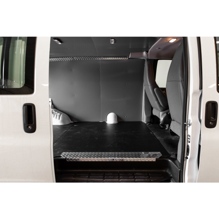 LEGEND DuraTherm Wall Liner ONLY - GMC Savana/Chevy Express Cargo Van Regular Wheelbase - Textured Grey - Single Side Door Model 314-114-2613