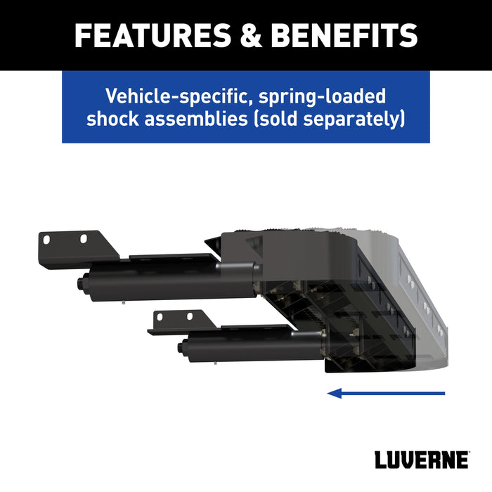 Luverne Impact Shock-Absorbing Rear Bumper Step Fleet Kit, Fits Select Ram ProMaster 1500, 2500, 3500 Model 415358-571503-0