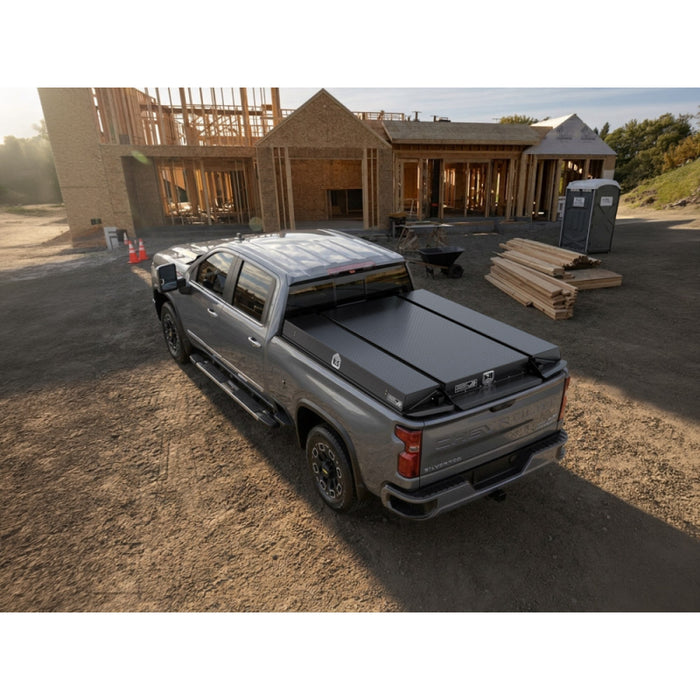Highway Products Pickup Pack, w/ Black Diamond Plate Lid, w/ Black Smooth Aluminum Base Model 39209BFNN