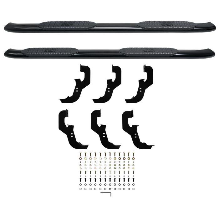 Westin PRO TRAXX 5 Oval Step Nerf Bars Black Steel Model 21-54135