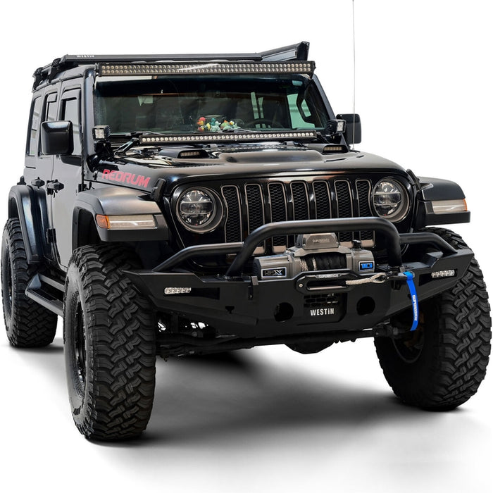 Westin XTS Winch Mount Front Bumper Textured Black Model 59-711195