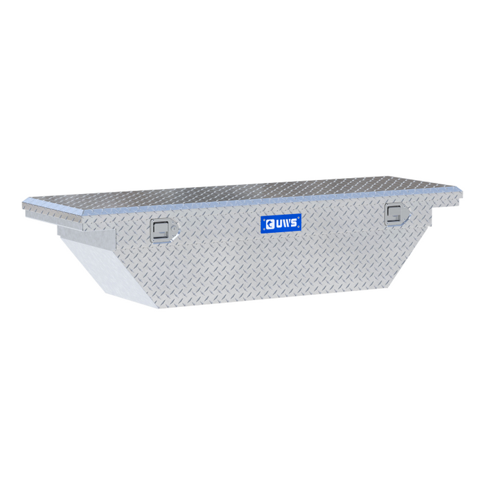 UWS 63" Angled Truck Tool Box with Low Profile Model TBS-63-A-LP