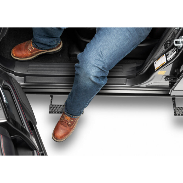 N-Fab RKR Step System Textured Black Steel Model T104RKR4RS4