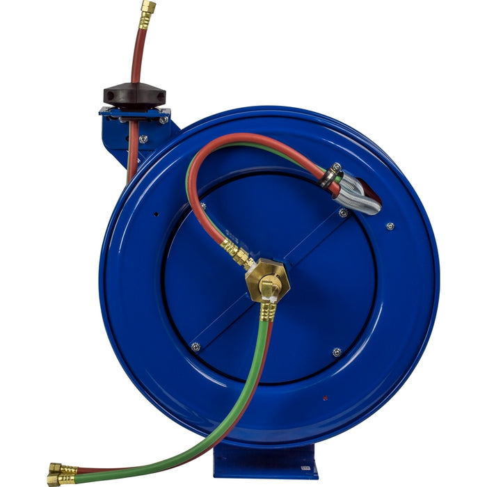 Coxreels SHW Series Spring Driven Welding Hose Reel 1/4 in. x 75 ft. - Hose Included 200 PSI Oxy-Acetylene Model SHW-N-175