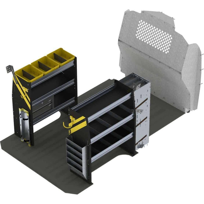 Ranger Design HVAC Van Shelving Package for Mercedes Metris All Wheelbase - Dual Sliding Doors Model MMR-12