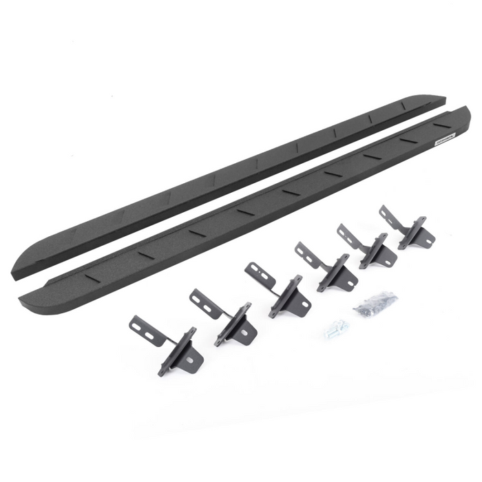 Go Rhino RB10 Slim Line Running Boards with Mounting Brackets Kit Model 63412973ST