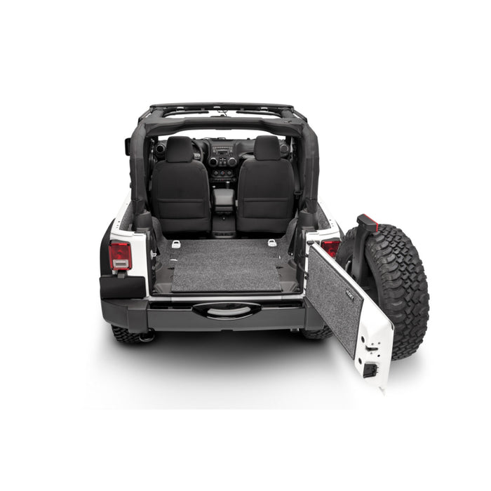 Husky Liners Jeep Bedrug 2Dr Rear 5Pc Cargo Kit (Includes Tailgate & Tub Liner) Model HBRJK07R2