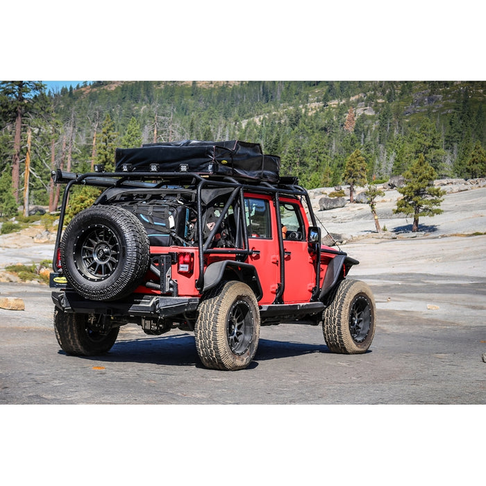 Smittybilt XRC Gen 2 Bolt-On Tire Carrier - Textured Black (07-18 JK/JKU) Model 76857
