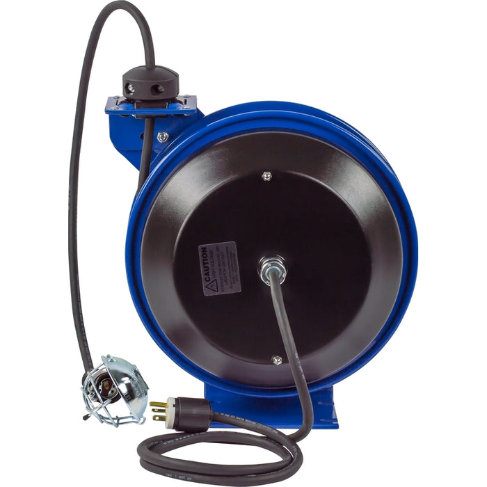 Coxreels PC Series Spring Driven Cord Reel Incandescent Cage Light 16 GA x 50 ft. - Cord Included Model PC13-5016-E