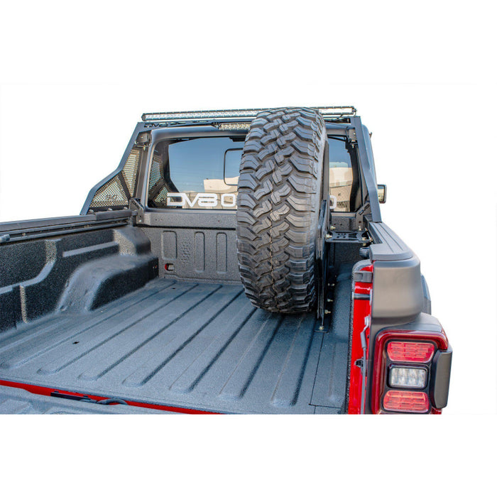 DV8 Offroad 2020-2025 Jeep Gladiator Stand-Up Spare Tire Mount Model TCGL-02