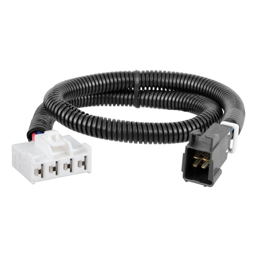 CURT Quick Plug Electric Trailer Brake Controller Wiring Harness, Fits Select Dodge Ram 1500, 2500, 3500, Dakota, Durango, Chrysler Aspen Model 51333