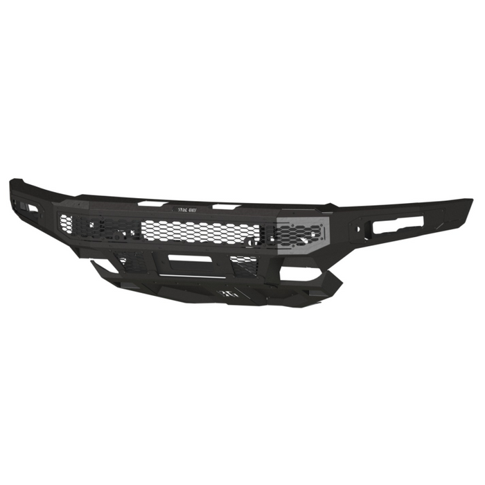 Bodyguard Freedom Front Base Winch Mount Sensor Cutouts W/O Mesh Grille No Camera Harness Bare Metal Model LAF21IYBNN