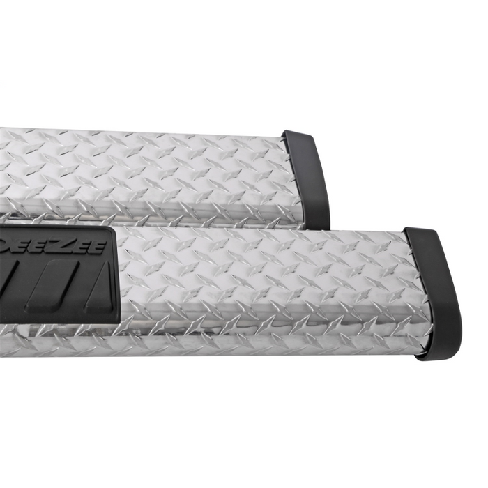 Dee Zee Brite-Tread Aluminum Step Nerf Bars 6 in. Oval Cab Length Model DZ16401