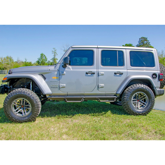 N-Fab Predator Pro Side Steps Textured Black Aluminum Model PRJ1863-TX