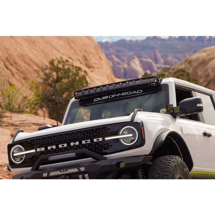 DV8 Offroad 2021-2026 Ford Bronco 40-Inch Curved Light Bar Mount Model LBBR-03