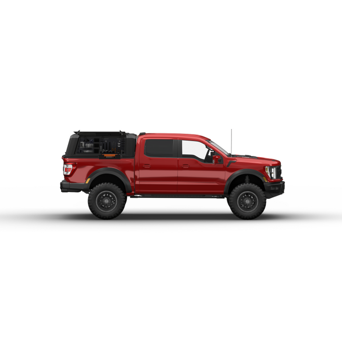 SmartCap Matte Black Kitchen-Bin Mid-Size Fits All Caps Right Side Mount Model SA0816