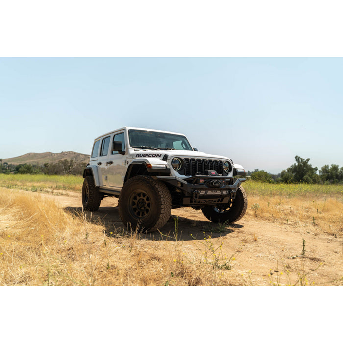 DV8 Offroad 2007-2025 Jeep GladiatorJT Wrangler JK JKU JL JLU Mto Series Front Bumper Model FBJL-12