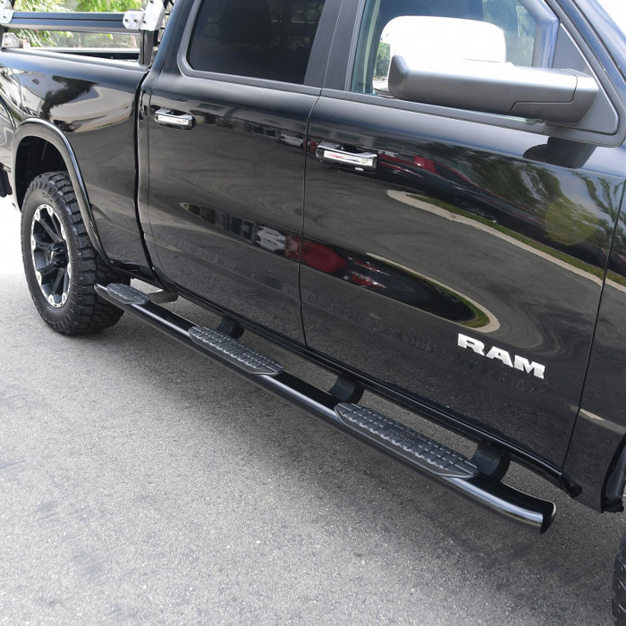 Westin PRO TRAXX 5 Oval Wheel to Wheel Step Nerf Bars Black Model 21-534705