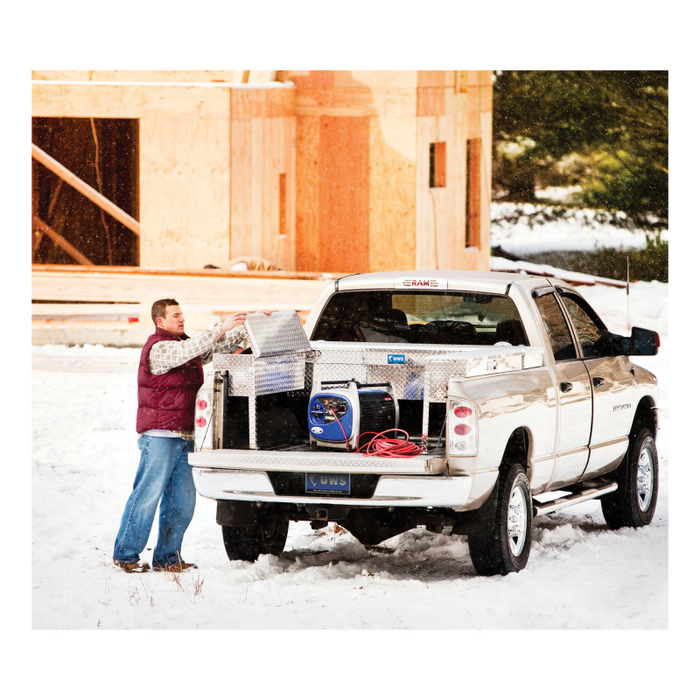 UWS Bright Aluminum 48" Truck Side Tool Box Model TBSM-48