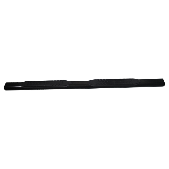 TrailFX 4" Oval Straight Step Nerf Bars W/ Step Pads Powder Coat Black Steel Model A1548B