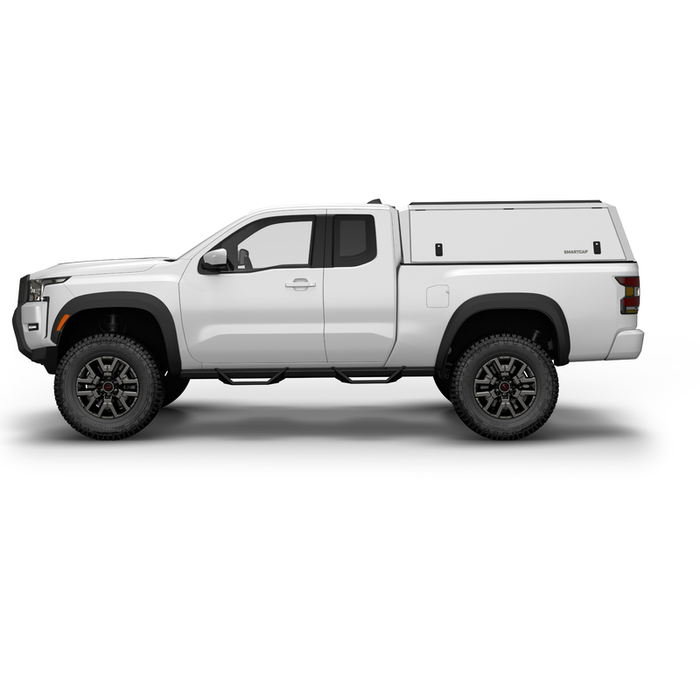 SmartCap OEM White Truck Bed Cap EDGE Defender Series w/ Vertical Locks Model ED0931-WN