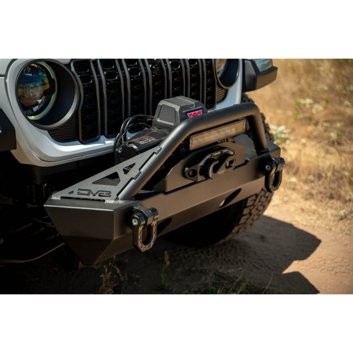 DV8 Offroad 2007-2025 Jeep Gladiator JT Wrangler JK JKU JL JLU Fs-15 Series Front Bumper Model FBJL-05