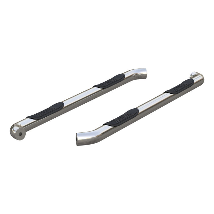 ARIES 3" Round Polished Stainless Step Nerf Bars Model 205031-2
