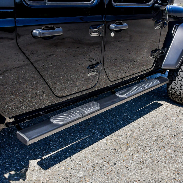 Westin R5 Step Nerf Bars Textured Black Aluminum Model 28-51325