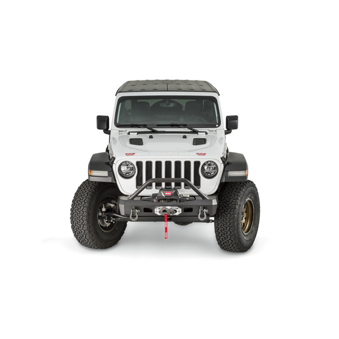Warn Elite Stubby Front Bumper Jeep JL/JT With Grille Guard Model 101330
