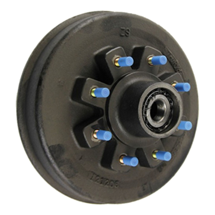 CURT Threaded Trailer Idler Hub Assembly - 12,000-lb. 8 on 6-1/2", 16-17-1/2" Wheel Size, 5/8" Studs, Oil Model 696691