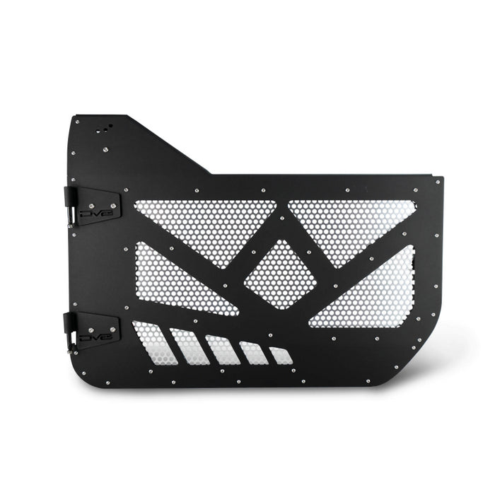DV8 Offroad 2018-2025 Jeep Gladiator JT WranglerJL JLU Front Half-Doors With Alum Mesh Model HDJL-01F